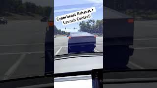 Cybertruck Cyberbeast EXHAUST sound + Launch Control !!!