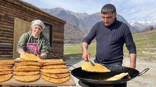 Juicy Crispy Chebureks! Large Fried Meat Pies