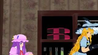 Touhou MMD - Patchouli doesn't get a spider bite