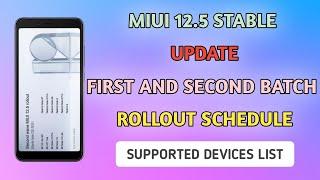 Miui 12.5 supported devices | miui 12.5 supported devices in india |miui 12.5 supported devices list