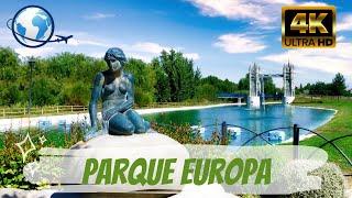 QUÉ VER en el PARQUE EUROPA, Madrid 4K - Monumentos, atracciones y actividades