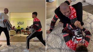 ALEX PEREIRA SCRAPS HIS SONS ON CHRISTMAS