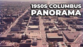 LeVeque Tower Panorama: Columbus Skyline in 1958