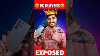 PC PLAYERS EXPOSED  || #shorts #freefire #od18reality