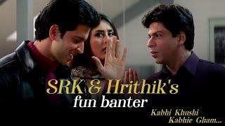 SRK & Hrithik - Chaotic Sibling Energy! | Kabhi Khushi Kabhie Gham | SRK | Hrithik Roshan