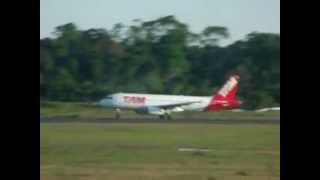 TMA manaus decolagem AIRBUS A320-232 da TAM LINHAS AÉREAS