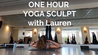 One Hour Yoga Sculpt with Lauren