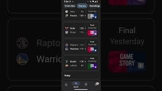 NBA Basketball Scores #nationalbasketballassociation