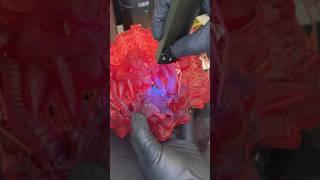 Part one: processing dragon Oni mask printed on elegoo Saturn 4 ultra