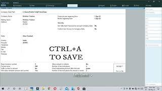 How to Create Company In Tally Prime. Tally Guru