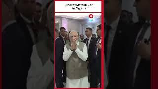 PM Modi in Cyprus: ‘Bharat Mata Ki Jai’ Echoes as Indian Diaspora Welcomes Prime Minister