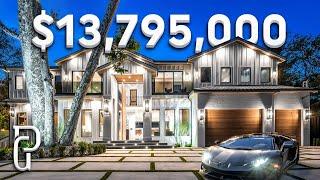 We Are Back! Inside a $13,795,000 Farmhouse in Encino California! | Propertygrams Mansion Tour