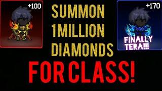 Slayer Legend: Summon Class with 1 Million Diamonds! FINALLY GOT TERA! 