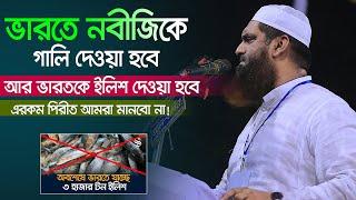 ভারতে নবীজিকে গালি দেওয়া হবে আর ভারতকে টনকে টন ইলিশ দেওয়া হবে এরকম পিরীত আমরা মানবো না ৷ মামুনুল হক