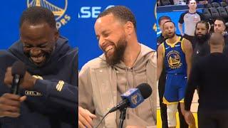 Steph Curry has Draymond losing it with what was exchanged between him and Ime Udoka 