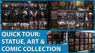Quick Tour: Statue, Art & Comic Collection