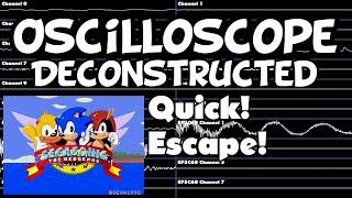 SEGASonic the Hedgehog - Quick! Escape! - Oscilloscope Deconstruction