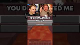 Oscar worthy performance prank in a Minecraft Speedrun Race #Shorts