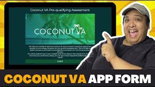 How to apply in COCONUT VA? | Application Form Walkthrough | Taglish