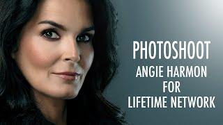 Angie Harmon for Lifetime Network | Photo Shoot Behind the Scenes!