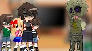 Реакция Афтонов на "Afton family" и "Salvaged Rage". | Gacha club