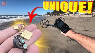 I Found a VERY UNIQUE Item While METAL DETECTING the Beach!