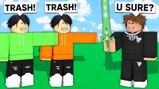 I Met TOXIC TWINS, So I 1v2'd Them.. (Roblox Bedwars)