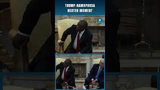 Trump–Ramaphosa Heated Moment | Donald rump Vs Ramaphosa Oval office Live