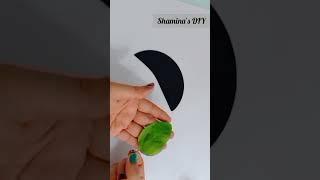 Leaf Impression Painting #shorts