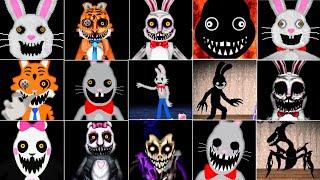 Mr Hopp's Playhouse Vs Mr Hopp's Playhouse 2 Vs Mr Hopp's Playhouse 3 All Jumpscares Comparison