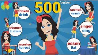 Die Verben 500 | Deutsch lernen | Einfaches Deutsch | A1 - A2 | Easy German