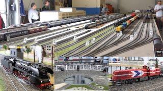 XXL model railway module driving meeting gauge 1 - gigantic train station 1:32 Sept 1st, 2023 Munich