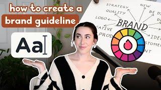 How To Create a Brand Guideline (REAL Client Example)