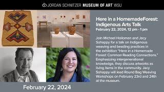 Common Reading & Museum of Art, artist talk by Jacy Sohappy and Michael Holloman