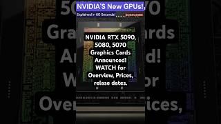 Nvidia GeForce rtx 5090, rtx5080, rtx 5070 Graphics Card prices, release dates #nvidia #new #shorts