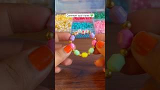 @renukhichi7254  #smallbusiness #beadedjewelry #beadedbracelet #bracelet #namebracelet #bracelets