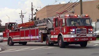 Fire Trucks Responding Compilation Part 68 - Ladder Trucks