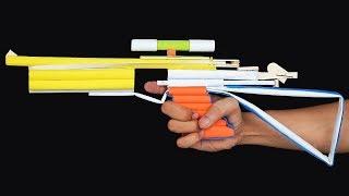 How to Make a Paper Gun that Shoots (Jason DIY Projects Sniper Rifle)