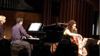 Amy Sue Barston, cello, and David Dunford, piano, perform Grieg Sonata live at CSI: mov't 1