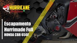 Escapamento completo CBR 650f Honda Hurricane Evolution #escapamentoesportivo