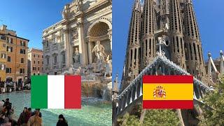 ROME  vs BARCELONA  Which city should YOU visit? 