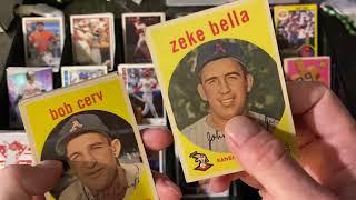 What can be found in a nickel box at a baseball card show? And some great vintage for a quarter