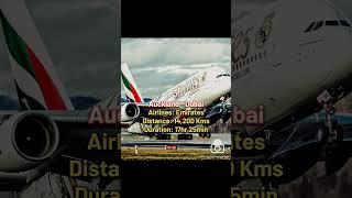 Top 10 Longest Non-stop Flights in the World in 2024 #top10everything #shortvideos #top10list #top