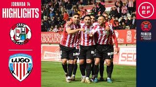 Resumen #PrimeraFederación | Zamora CF 2-0 CD Lugo | Jornada 14 | Temporada 2024/25