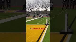 Ty Dominique 40 yard dash #recruiting #uanext