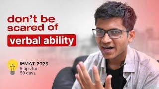 IPMAT 2025: Cracking VERBAL ABILITY | Strategy for IIM Indore