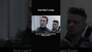 Why is it destined that Tony will be the one to snap his fingers to save the world? #Marvel #recap