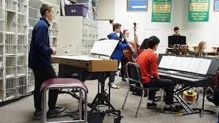 Josiah on vibraphone song-Madrid 8th grade