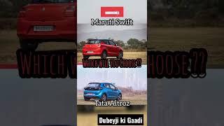 Maruti Swift vs TATA Altroz | Best looking Hatchback?? #shorts #swift #altroz