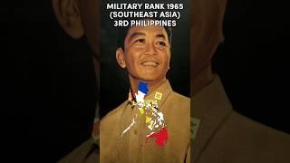 Southeast Asia's Military Rank Year 1965 #edit